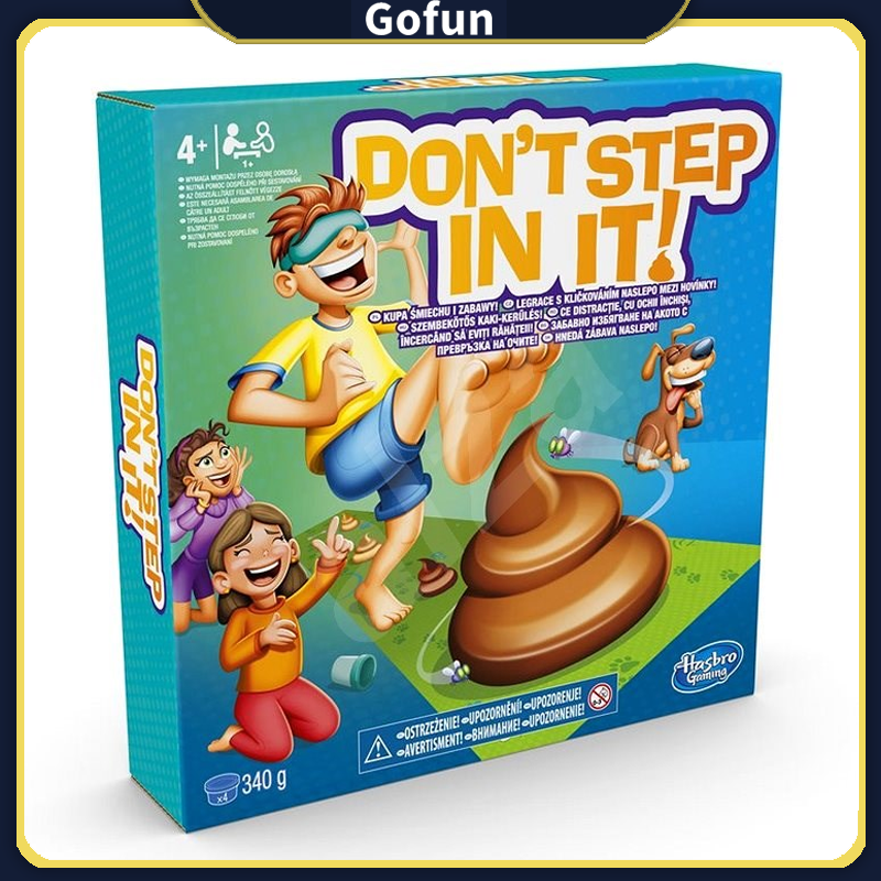 Don't step in it board game english version for family party game kid boy girl toy gift for ages 6+