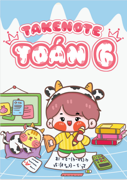 Sổ Takenote Toán 6 khổ giấy A5