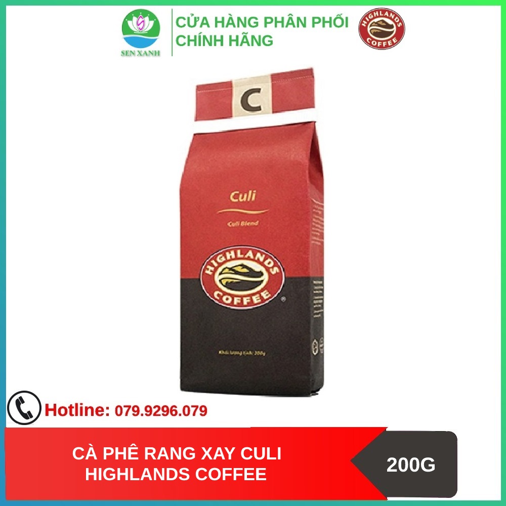 Cà phê rang xay Culi Highlands Coffee 200g