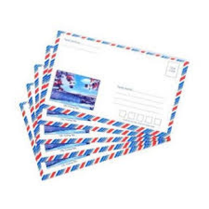 Tập 100 chiếc Phong bì Bưu điện, phong bì thư
