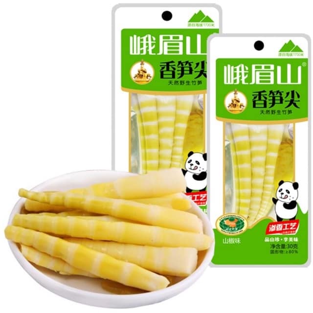 1 gói 120g măng trúc muối ớt xanh siêu ngon