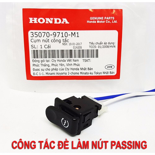 CÔNG TẮC PASSING ĐÈN XE MÁY BẤM SẴN DÂY, CÔNG TẮC ĐÈN XE MÁY, CÔNG TẮC CÒI XE, PHỤ TÙNG XE MÁY , PHỤ KIỆN ĐỘ XE MÁY