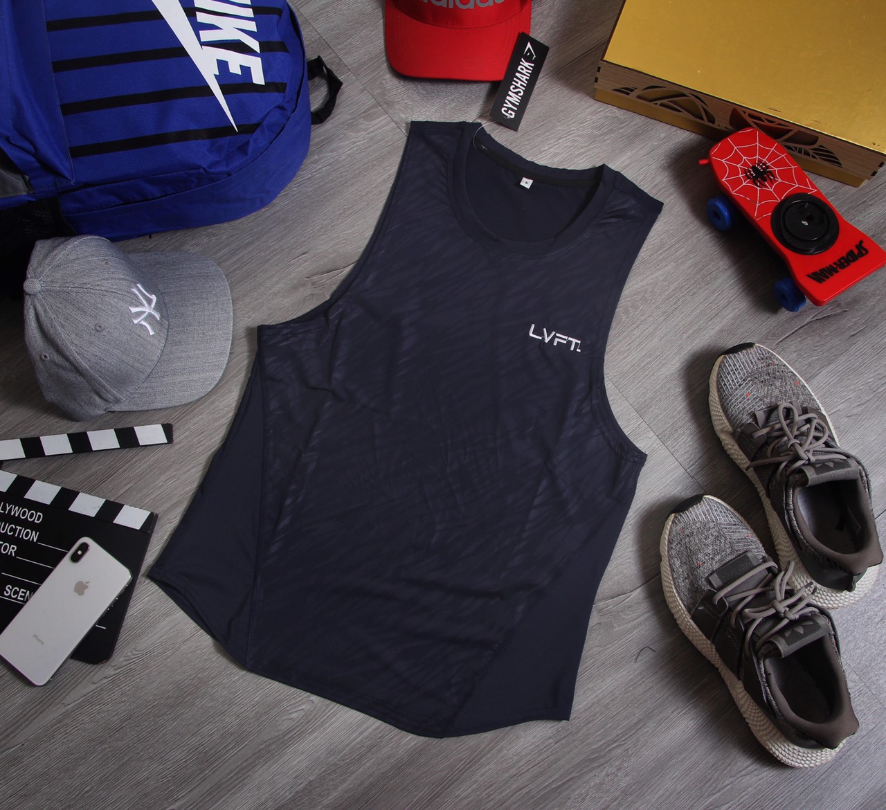 Áo tank top gym nam lyvt - phúc gym store
