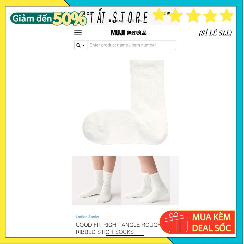 Tất nữ cổ cao -hiệu mujji vớ nam công sở cổ trung mềm xuất sịn tất muji nhật tất trắng cổ cao tất công sở nam nữ vớ công sở - vớ muji cổ cao vớ nữ cổ cao cổ nhún -tất nam cổ cao vớ nam cao cổ mềm