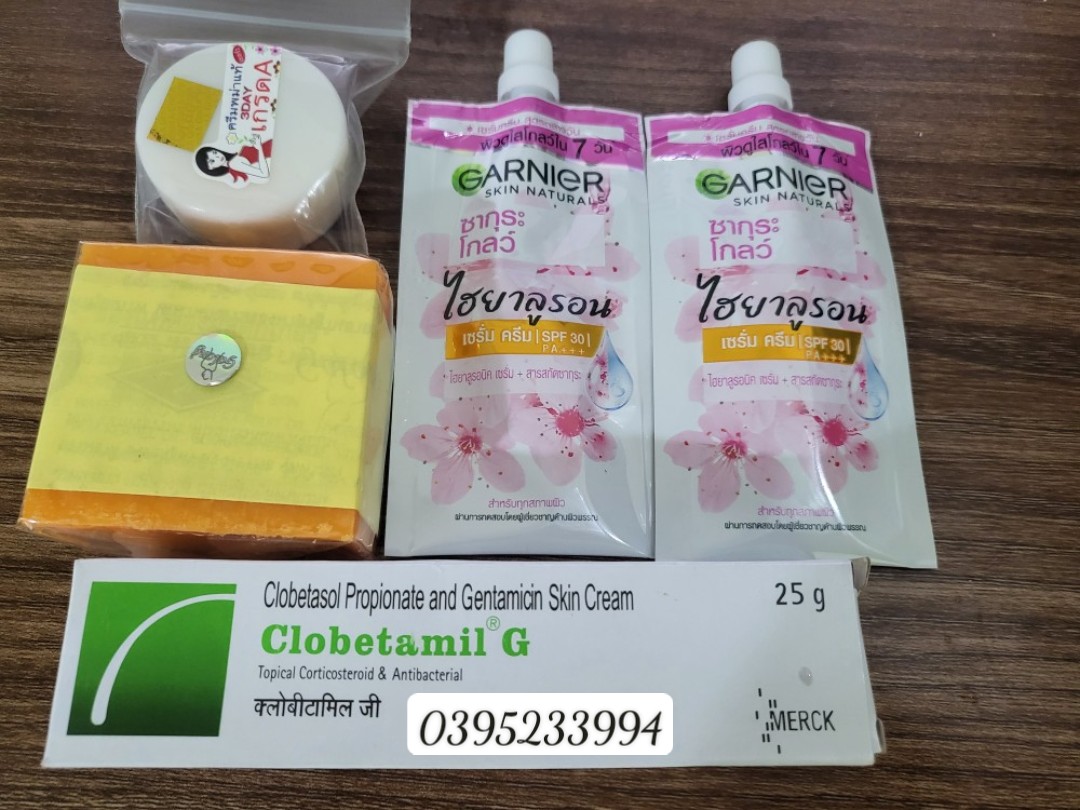 Bộ 5 MÓN clobetamil thái lan siêu tốt