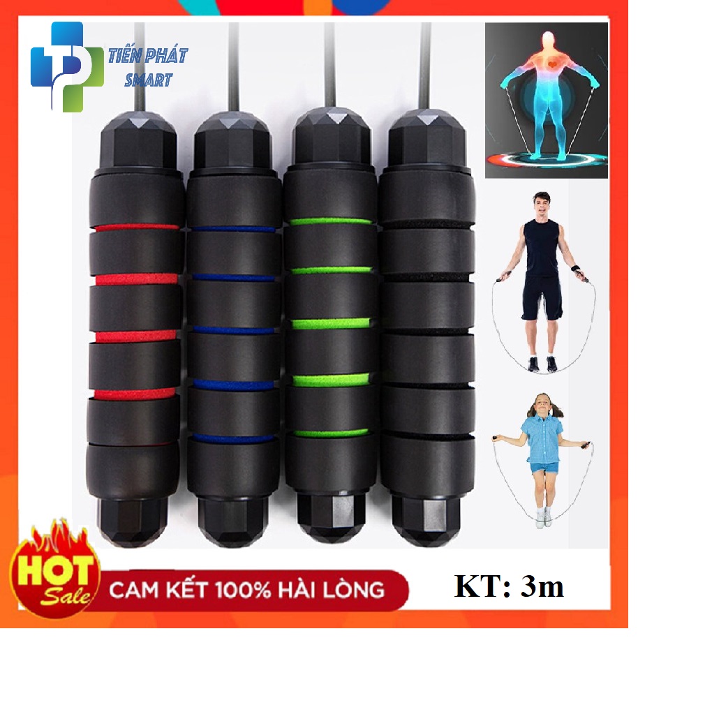 Dây Nhảy Lõi Thép Tập Thể Dục Chắc Chắn Dài 3m Cao Cấp
