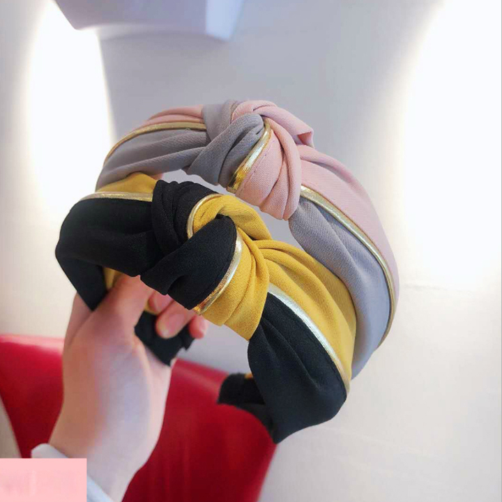 Cài tóc turban cài tóc nữ cài tóc thời trang bờm tóc nhiều màu