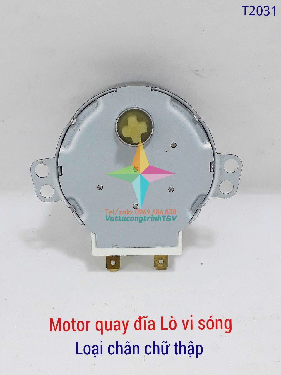 Motor quay đĩa Lò vi sóng 220V-4W trục chữ thập