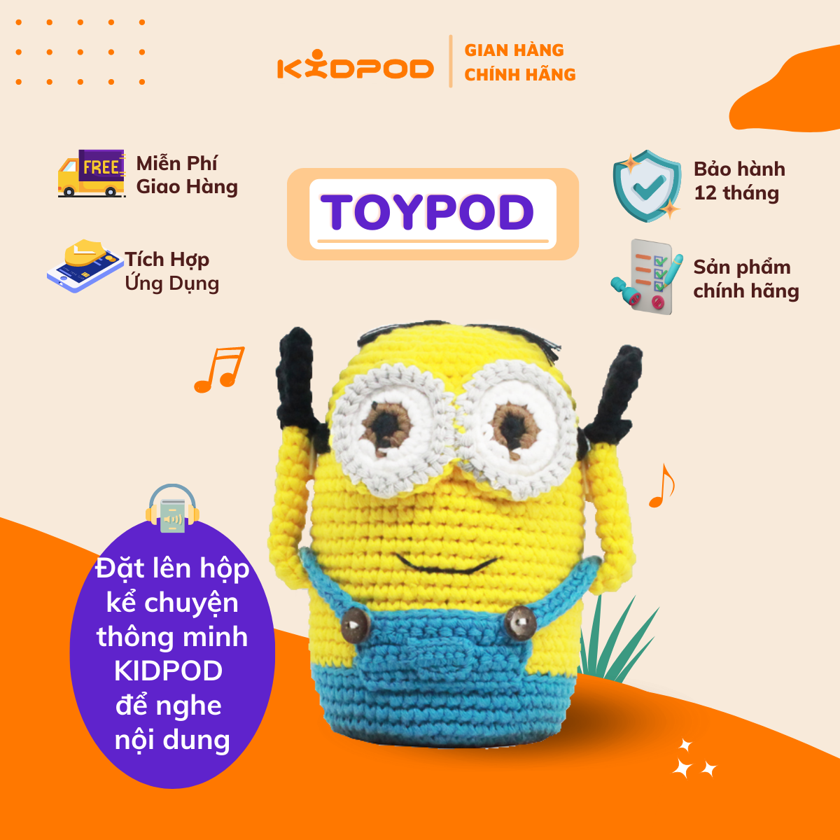 Kidpod - nhân vật định danh - minions