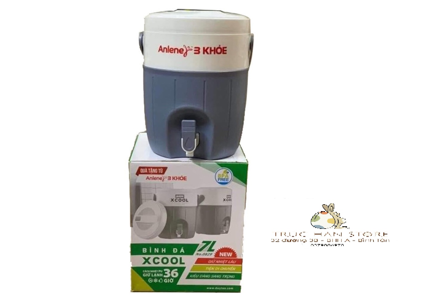 Bình đá giữ nhiệt cao cấp 7L- Quà tặng từ Anlene
