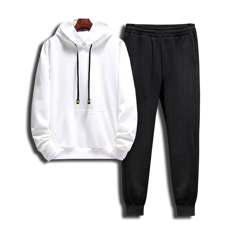 [ Voucher Giảm 50% ] Bộ Quần Áo Nỉ Nam Dài Tay Có Mũ Trơn Màu Phong Cách Thể Thao Thời Trang Shiny Sunday MEN QA 139