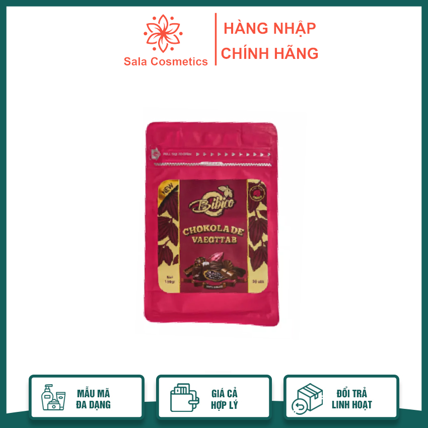 Kẹo giảm cân socola Đan Mạch Chokolade Vægttab hồng hộp 40 viên giúp giảm mỡ bụng hiệu quả - Sala Cosmetics