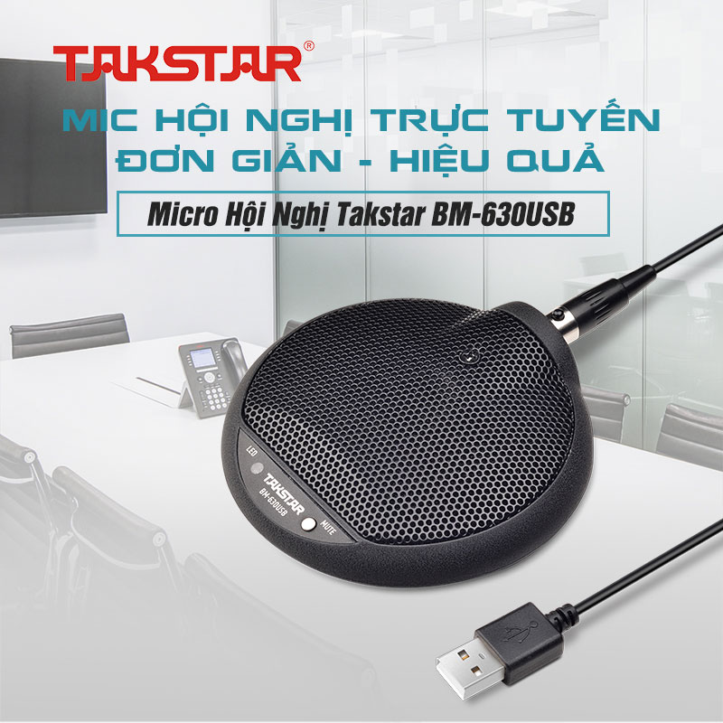 Mic máy tính - mic hội nghị trực tuyến takstar bm-630