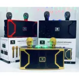 Loa Karaoke Bluetooth YS211 Kèm 2 Micro Không Dây, Âm Thanh Hay, Thiết Kế Nhỏ Gọn YS-211 đèn vũ trường kèm 2 micro Ys 211 giá rẻ Tháng 7,2023