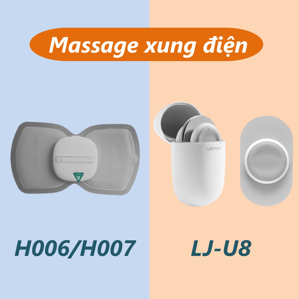 Miếng dán massage mini " X I A O M I " Leravan LR-H006 - Máy massage " X I A O M I " Leravan LF-U8