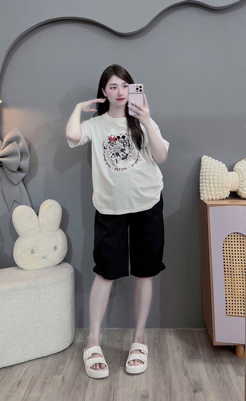 Quần Bầu KaKi Ngố siêu mát, mặc cực thoải mái, lên hình xinh khỏi bàn.Form đẹp dễ mặc Đai bụng co giãn theo thai kì