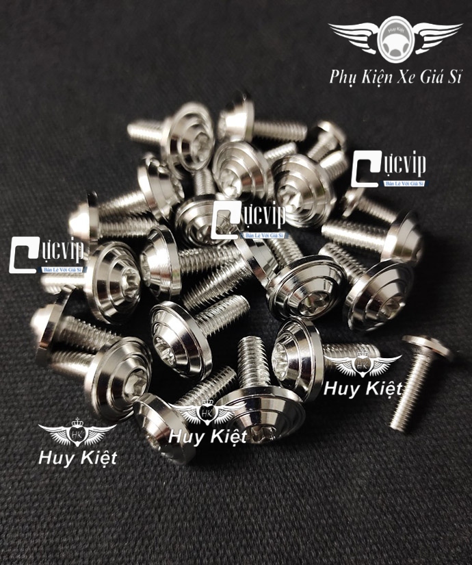 FULL BỘ ỐC DÀN ÁO SALAYA THÁI INOX 304 GẮN EXCITER, WINNER, WINNER X, WAVE, DREAM, SIRIUS, FUTURE, VARIO, AB, MIO M3, SATRIA, SONIC, VISION MS9999