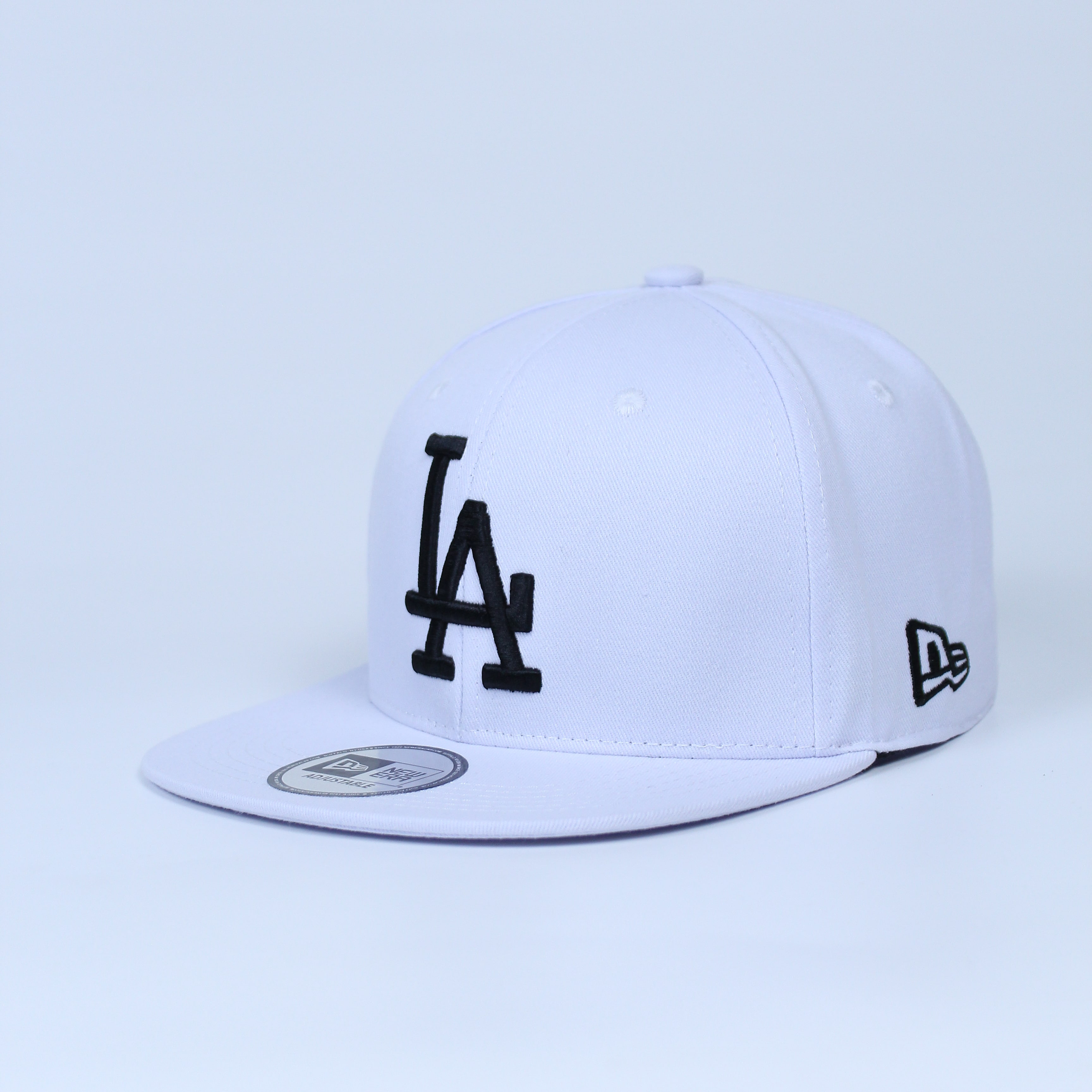 Mũ Nón Snapback Bít Đuôi LA Đen Thời Trang Unisex Cho Cả Nam Và Nữ Chất Liệu Kaki Dày Dặn Logo Thêu Nổi Đủ Size - Nón Hiphop Bít Đuôi - Mũ Nón Bóng Chày - 6