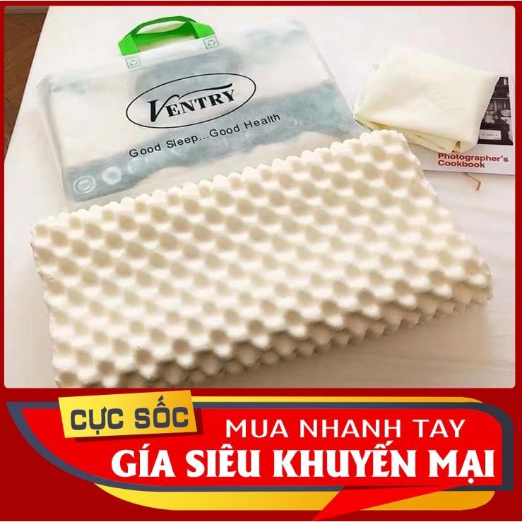 Gối cao su non ventry thái lan chống vẹo cổ