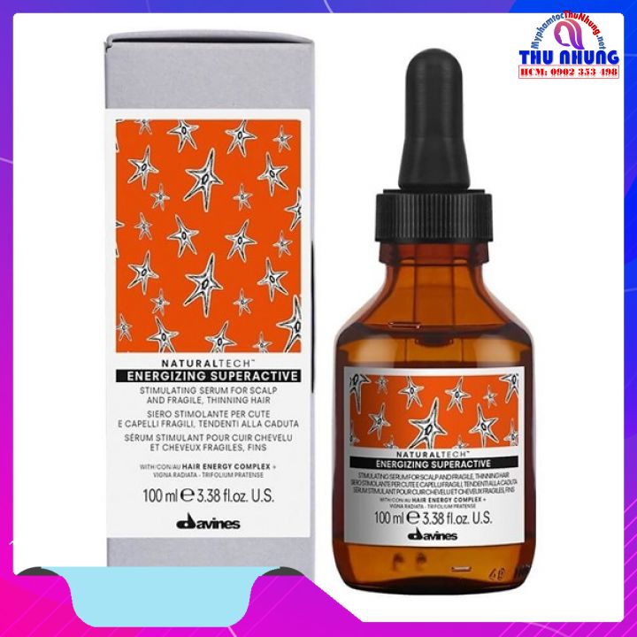 Tinh chất Davines Naturaltech Energizing Superactive kích thích mọc tóc 100ml