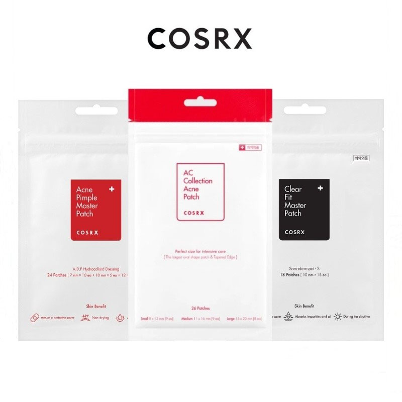 24 miếng dán mụn cosrx acne pimple master patch | 26 miếng ac collection acne patch | 18 miếng clear fit master patch