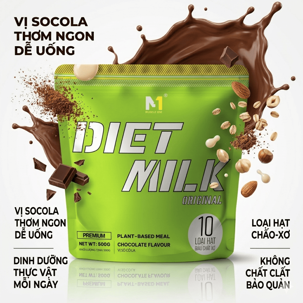 Sữa Giảm Cân Giảm Mỡ DIET MEAL AFIT – Bữa Ăn Thay Thế Dinh Dưỡng - Hàng chính hãng