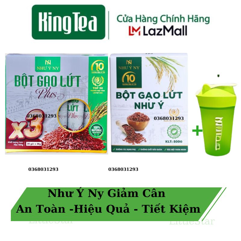  Bột Gạo Lứt Giảm Cân Như Ý Ny Mẫu Mới Bột Giảm Cân Như Ý  Bột Gạo Lứt X3 Plus Giảm Cân - Lợi Sữa Bột Ăn Kiêng Giúp Giảm Cân 