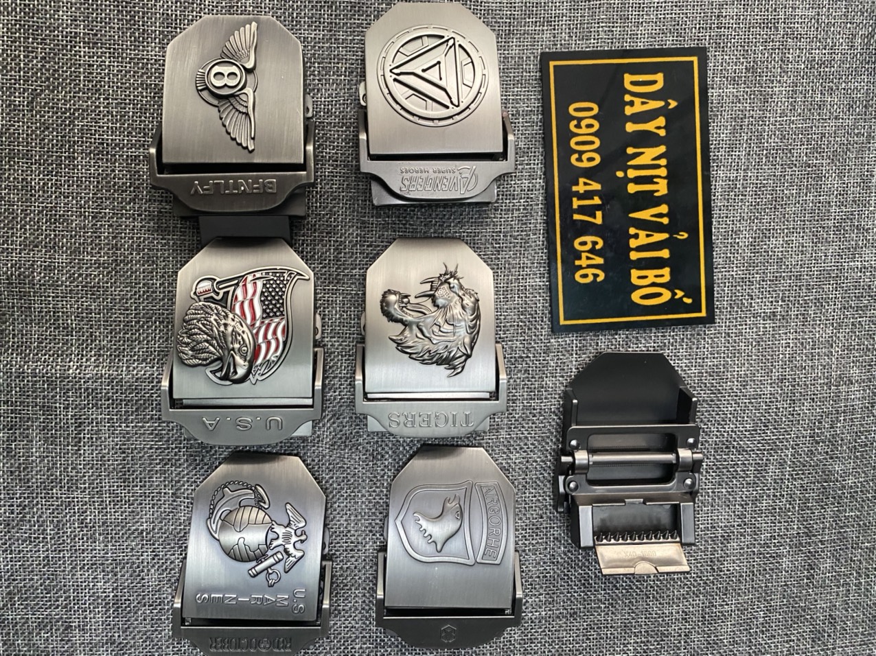 Mặt khóa nịt rời, đầu nịt riêng, bút nịt rời buckle hợp kim không kèm dây nịt vải bố ảnh chụp thật với 38 mẫu lựa chọn