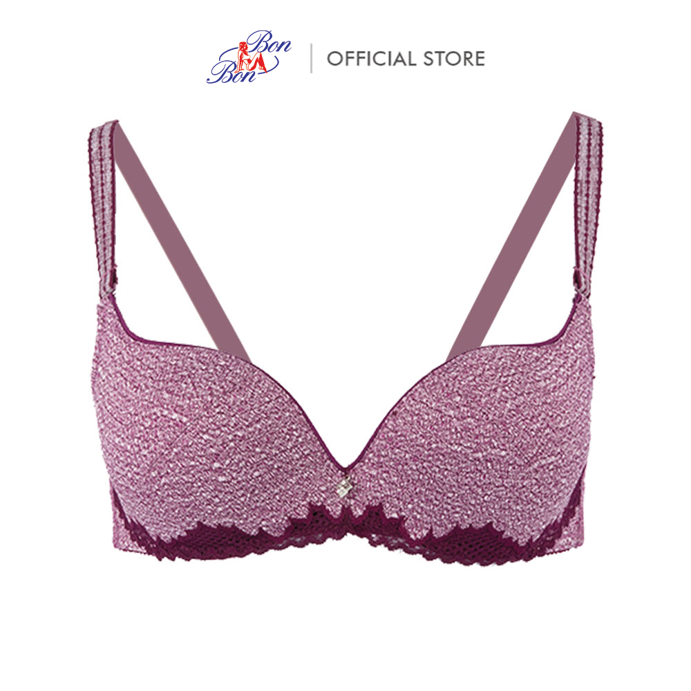 Áo lót mút mỏng, dây vai cách điệu bon bon - bv35126