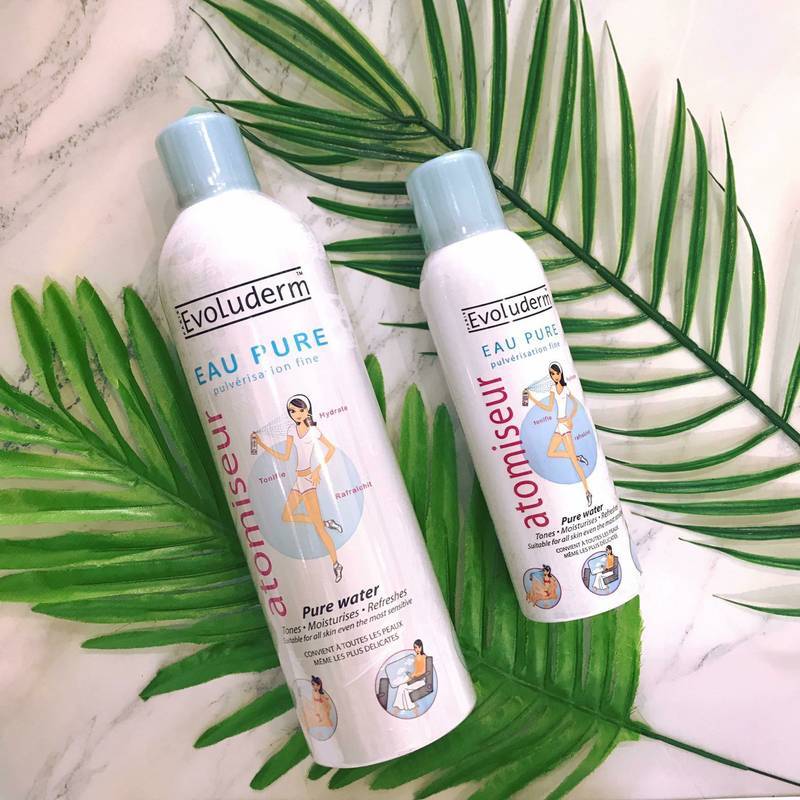 Xịt khoáng evoluderm dưỡng ẩm cấp nước & làm dịu da