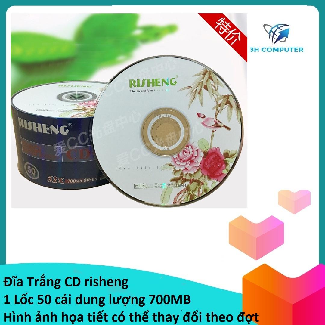 Đĩa trắng CD RISHENG 1 Hộp 50 CÁI 700mb