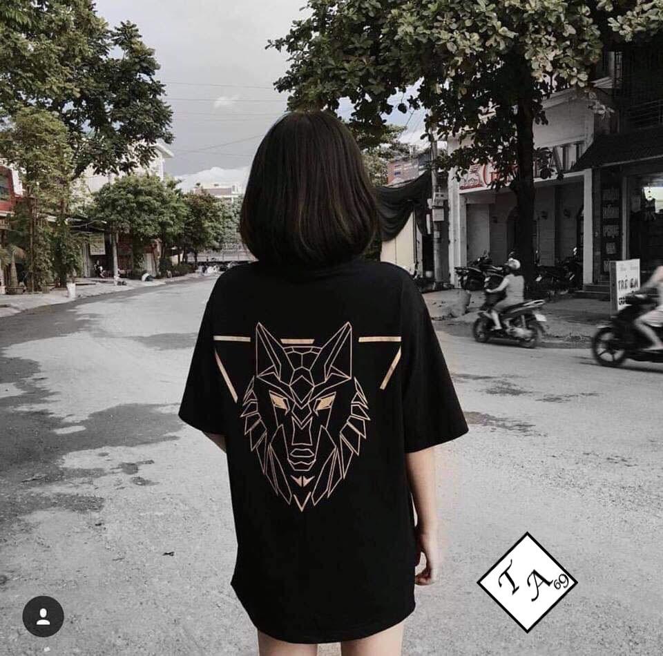 Áo thun from rộng tay lỡ Unisex Hot Trend in hình sư tử - thun cotton mịn, mát, co giãn, thấm hút mồ hôi cực tốt