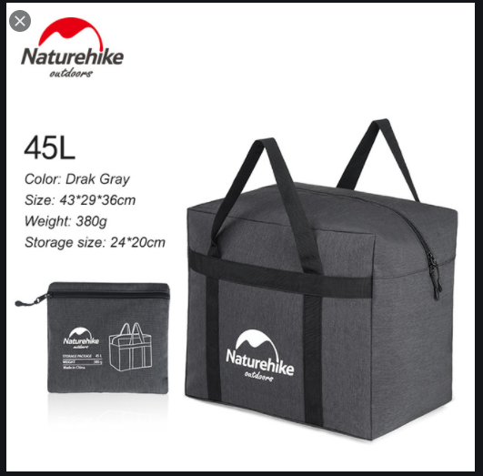 Túi đựng đồ dã ngoại 45l naturehike nh17s021-m