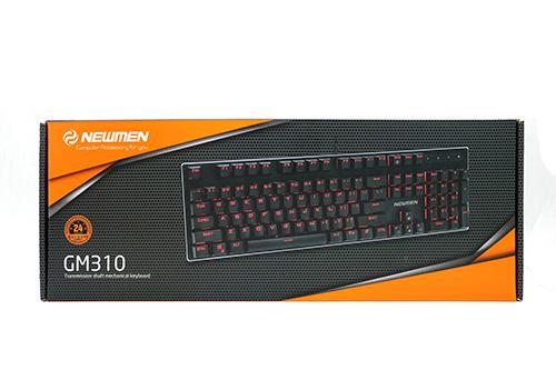 Bàn phím co newmen có dây gm310 black
