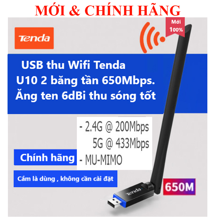 USB Wifi Tenda U10 Tenda U9 Tenda U6 Tenda U3 Tenda W311MA Tenda W311MI