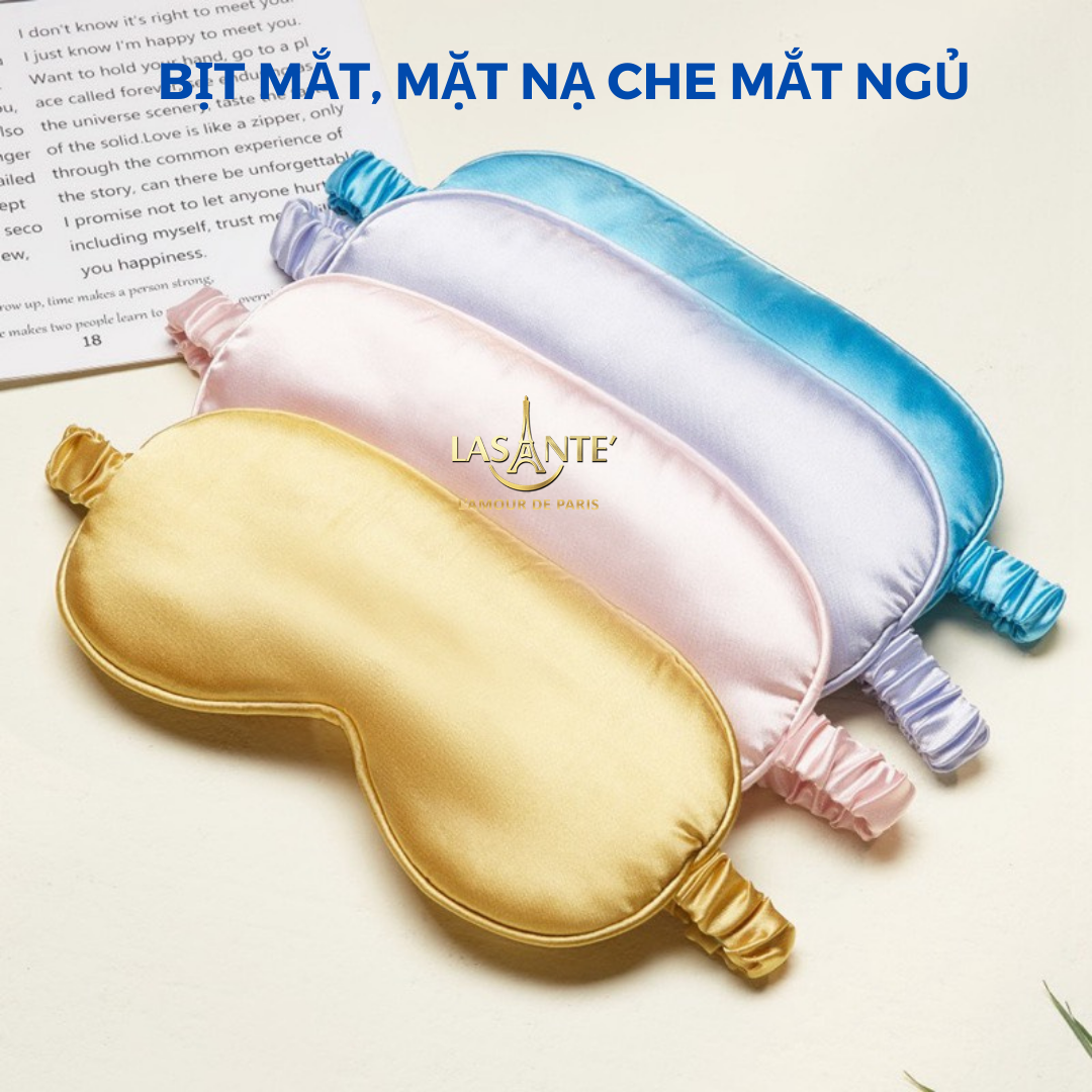 Bịt mắt, miếng bịt mắt ngủ Lasante chống chói mắt khi ngủ nhiều màu
