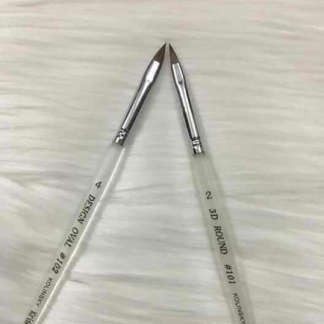 Cọ nặn hoa,đắp hoa bột cán nhựa size 4