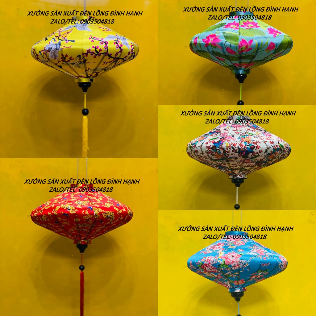 Đèn lồng hội an vãi phi 3d hình đĩa bay size 45cm, 60cm trang trí ngoài trời siêu bền. trang trí nhà, hàng quán, nhà hàng, khách sạn, đền chùa...