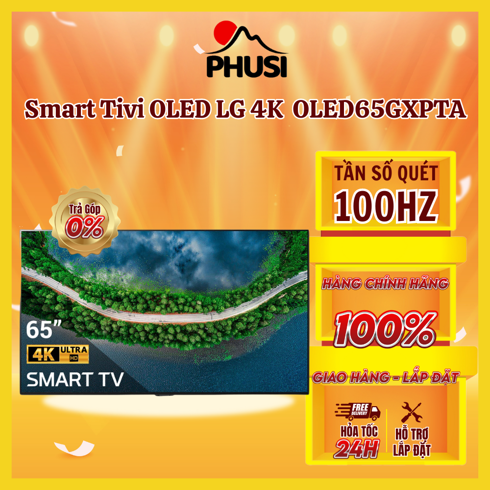 [Trả góp 0%]Smart Tivi OLED LG 4K 65 inch OLED65GXPTA - 65GXPTA - Hàng Chính Hãng