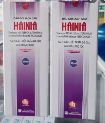 Dầu gội chống gầu Hainia (50ml) - Sạch gầu, hết ngứa, hết nấm