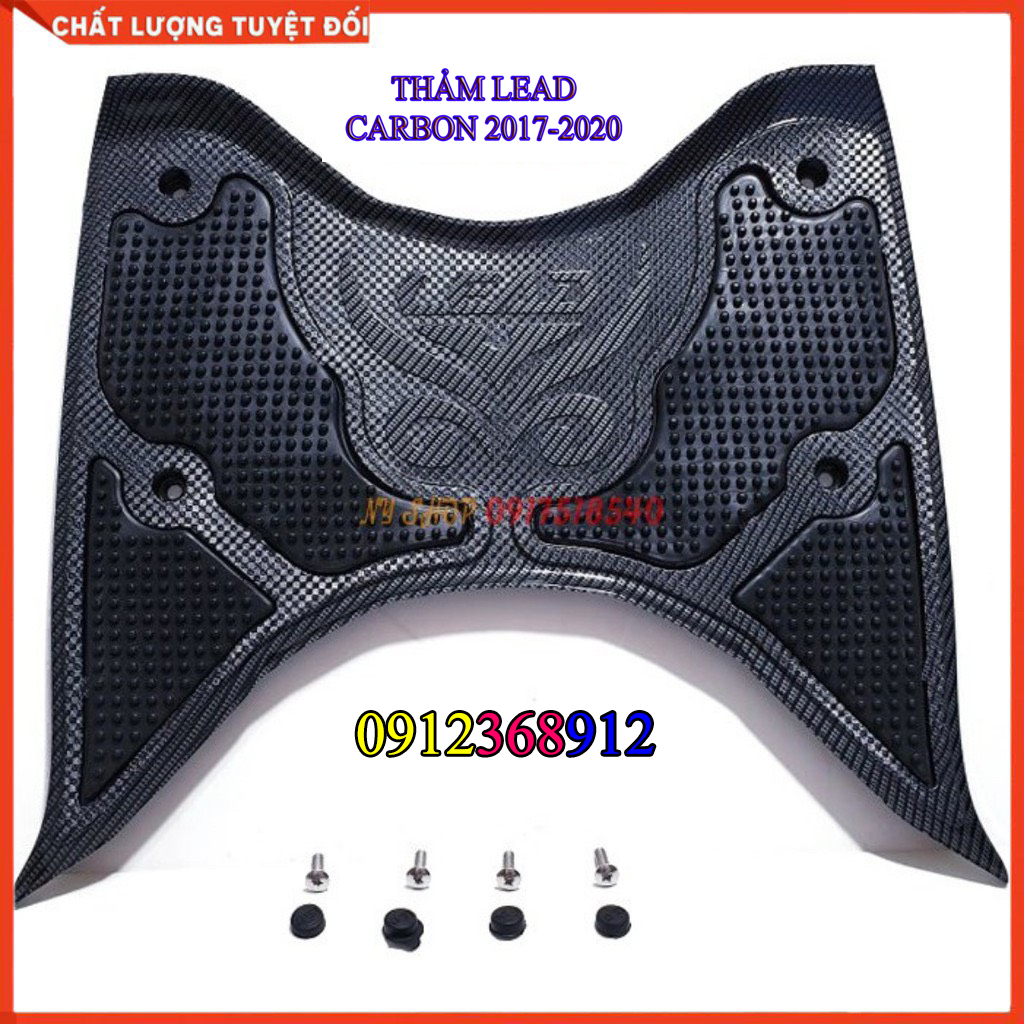 Thảm để chân carbon xe lead 2017-2020