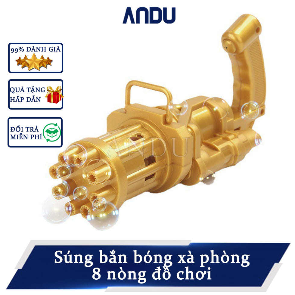 Súng Bắn Bong Bóng Xà Phòng Đồ Chơi Cho Trẻ Đồ Chơi Thổi Bong Bóng Tự Động