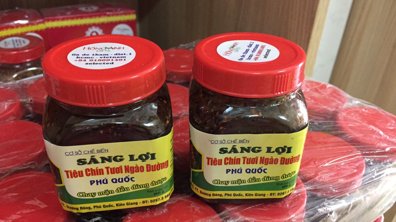 TIÊU CHÍN TƯƠI NGÀO ĐƯỜNG CHAY - HỦ 200G