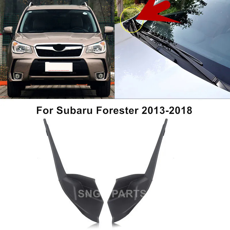 Đối với Subaru Forester SJ 2013 2014 2015 2016 2017 2018 phía trước kính chắn gió bọc gạt nước góc TRIM Bìa Nắp Bảng điều khiển