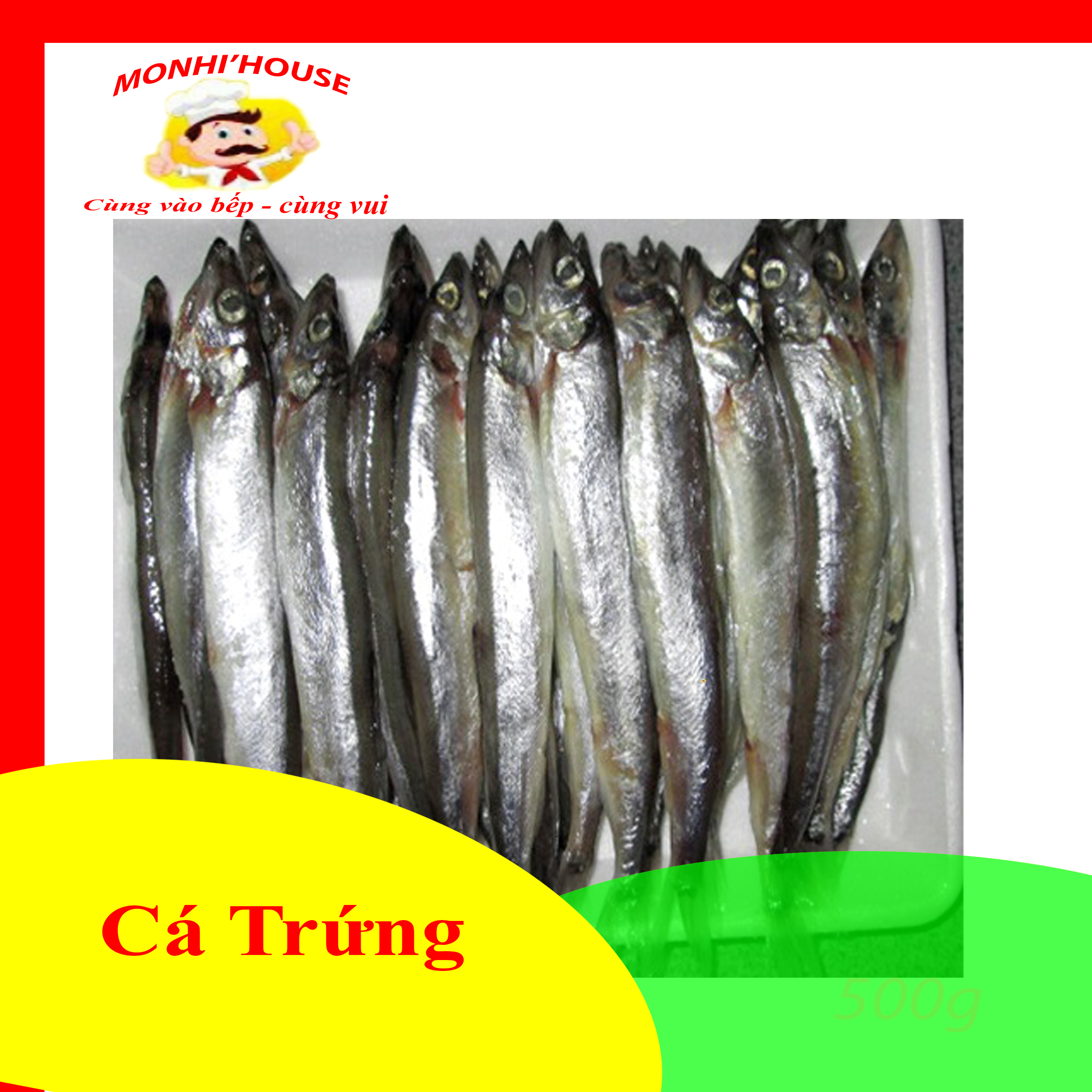 1kg Cá Trứng Nauy béo, giòn, ngon đóng khay