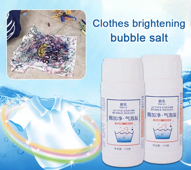 Oxygen Clean Explosive Salt Color Bleach and Stain Removal Whitening for Clothes