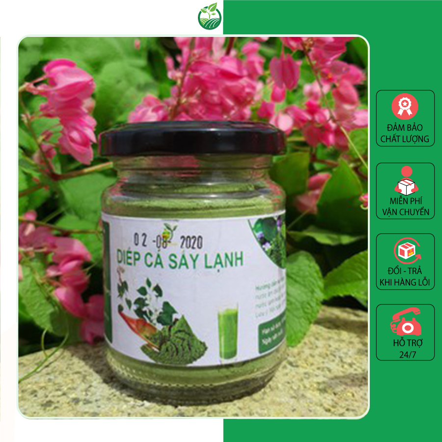 Bột diếp cá Đà Lạt sấy lạnh nguyên chất 100% - Sáng Da, Chống Lão Hóa, Mát Gan - Bách Hóa Xanh