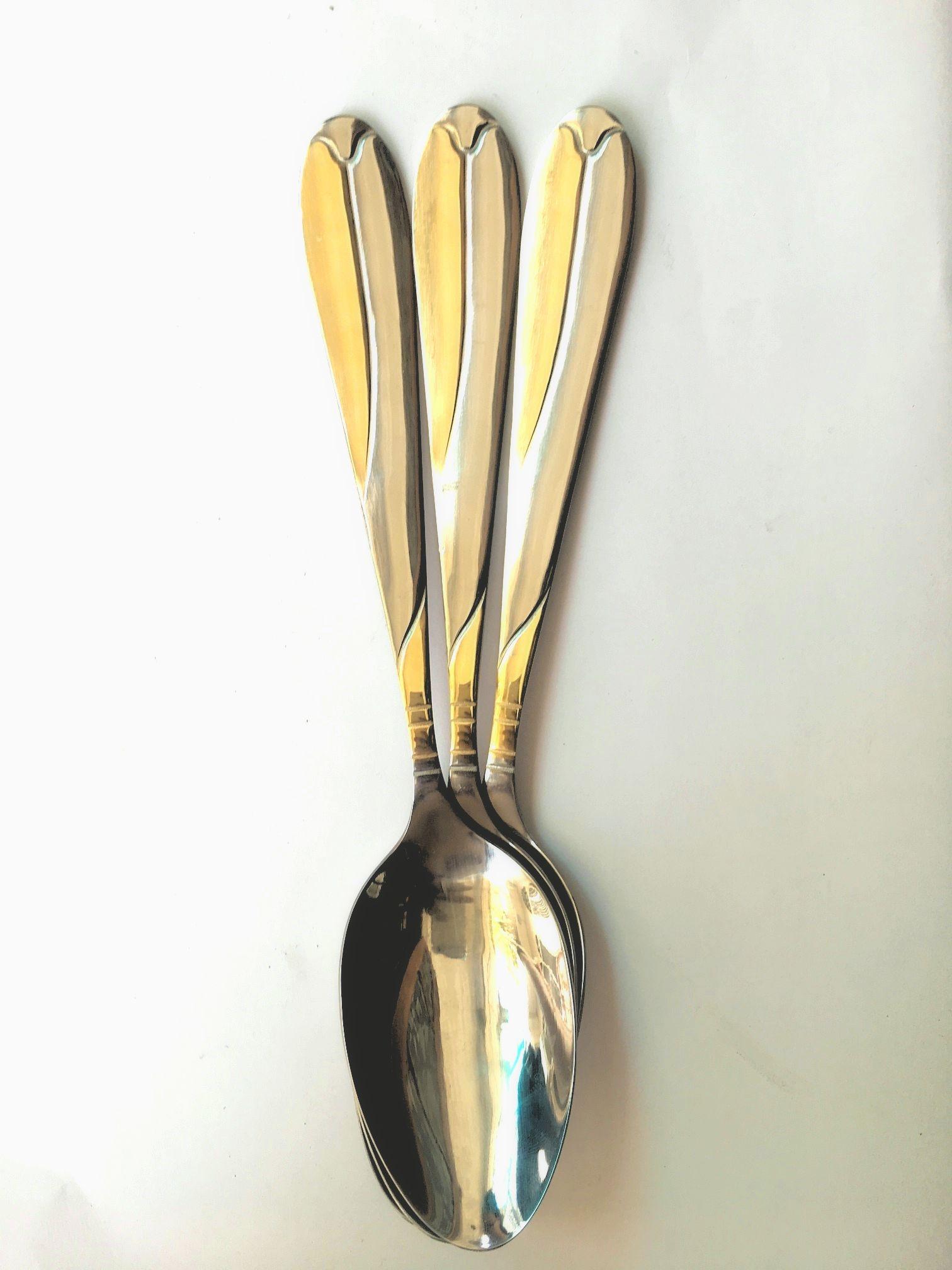 [HCM]Muỗng Thìa Inox Cán Dài Kiểu Châu Âu (5 cái)