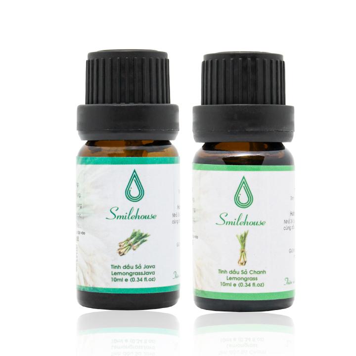Tinh dầu Sả chanh Smilehouse 10ml và Tinh dầu Sả Java Smilehouse 10ml – thơm phòng, khử mùi hôi, giảm căng thẳng, xuôi đuổi côn trùng TDS