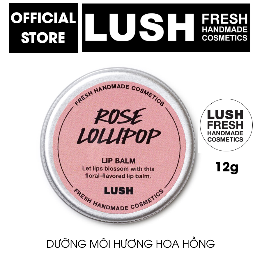 Son dưỡng môi Lush - Rose Lollipop Lip Balm